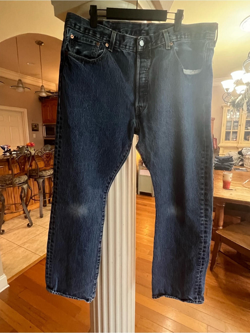 Levi's Relaxed Fit Jeans in Dark Blue Denim